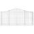 Coșuri gabion arcuite 30 buc, 200x30x80/100 cm, fier galvanizat GartenMobel Dekor