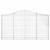Coșuri gabion arcuite 10 buc, 200x30x100/120 cm fier galvanizat GartenMobel Dekor