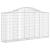Coșuri gabion arcuite 18 buc, 200x30x100/120 cm fier galvanizat GartenMobel Dekor