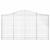Coșuri gabion arcuite 18 buc, 200x30x100/120 cm fier galvanizat GartenMobel Dekor