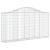 Coșuri gabion arcuite 25 buc, 200x30x100/120 cm fier galvanizat GartenMobel Dekor