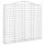 Coșuri gabion arcuite 7 buc, 200x30x180/200cm, fier galvanizat GartenMobel Dekor