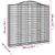 Coșuri gabion arcuite 11 buc, 200x30x180/200cm, fier galvanizat GartenMobel Dekor