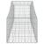 Coșuri gabion arcuite 7 buc, 200x50x40/60 cm, fier galvanizat GartenMobel Dekor