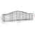 Coșuri gabion arcuite 18 buc., 200x50x40/60 cm, fier galvanizat GartenMobel Dekor