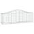 Coșuri gabion arcuite 13 buc, 200x50x60/80 cm, fier galvanizat GartenMobel Dekor