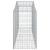 Coșuri gabion arcuite 11 buc, 200x50x80/100 cm, fier galvanizat GartenMobel Dekor