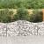 Coșuri gabion arcuite 20 buc, 200x50x80/100 cm, fier galvanizat GartenMobel Dekor
