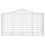 Coșuri gabion arcuite 8 buc, 200x50x100/120 cm fier galvanizat GartenMobel Dekor