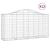 Coșuri gabion arcuite 12 buc, 200x50x100/120cm, fier galvanizat GartenMobel Dekor