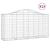 Coșuri gabion arcuite 13 buc, 200x50x100/120cm, fier galvanizat GartenMobel Dekor