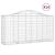 Coșuri gabion arcuite 14 buc, 200x50x100/120cm, fier galvanizat GartenMobel Dekor