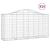 Coșuri gabion arcuite 15 buc, 200x50x100/120cm, fier galvanizat GartenMobel Dekor
