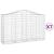 Coșuri gabion arcuite 7 buc, 200x50x120/140 cm, fier galvanizat GartenMobel Dekor