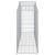 Coșuri gabion arcuite 8 buc, 200x50x120/140 cm, fier galvanizat GartenMobel Dekor