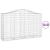 Coșuri gabion arcuite 10 buc, 200x50x120/140 cm,fier galvanizat GartenMobel Dekor