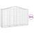 Coșuri gabion arcuite 11 buc, 200x50x120/140 cm,fier galvanizat GartenMobel Dekor