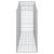 Coșuri gabion arcuite 12 buc, 200x50x120/140cm, fier galvanizat GartenMobel Dekor