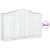 Coșuri gabion arcuite 12 buc, 200x50x120/140cm, fier galvanizat GartenMobel Dekor