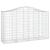 Coșuri gabion arcuite 25 buc, 200x50x120/140cm, fier galvanizat GartenMobel Dekor