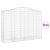 Coșuri gabion arcuite 11 buc, 200x50x140/160cm, fier galvanizat GartenMobel Dekor