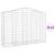 Coșuri gabion arcuite 12 buc, 200x50x140/160cm, fier galvanizat GartenMobel Dekor