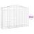 Coșuri gabion arcuite 14 buc, 200x50x140/160cm, fier galvanizat GartenMobel Dekor