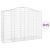 Coșuri gabion arcuite 15 buc, 200x50x140/160cm, fier galvanizat GartenMobel Dekor