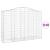 Coșuri gabion arcuite 20 buc, 200x50x140/160cm, fier galvanizat GartenMobel Dekor