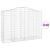Coșuri gabion arcuite 40 buc, 200x50x140/160cm, fier galvanizat GartenMobel Dekor