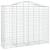 Coș gabion arcuit, 13 buc, 200x50x160/180 cm, fier galvanizat GartenMobel Dekor