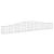 Coșuri gabion arcuite 3 buc, 400x30x40/60 cm, fier galvanizat GartenMobel Dekor