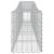 Coșuri gabion arcuite 7 buc, 400x30x40/60 cm, fier galvanizat GartenMobel Dekor