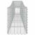 Coșuri gabion arcuite 9 buc, 400x30x40/60 cm, fier galvanizat GartenMobel Dekor