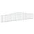 Coșuri gabion arcuite 2 buc, 400x30x60/80 cm, fier galvanizat GartenMobel Dekor