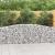 Coșuri gabion arcuite 4 buc, 400x30x80/100 cm, fier galvanizat GartenMobel Dekor