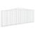 Coșuri gabion arcuite 9 buc. 400x30x140/160 cm fier galvanizat GartenMobel Dekor