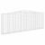 Coșuri gabion arcuite 10 buc. 400x30x140/160 cm fier galvanizat GartenMobel Dekor