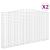 Coșuri gabion arcuite, 2 buc, 400x30x220/240cm, fier galvanizat GartenMobel Dekor