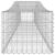 Coșuri gabion arcuite 3 buc, 400x50x40/60 cm, fier galvanizat GartenMobel Dekor