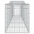 Coșuri gabion arcuite 2 buc, 400x50x60/80 cm, fier galvanizat GartenMobel Dekor