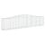 Coșuri gabion arcuite 15 buc, 400x50x80/100 cm, fier galvanizat GartenMobel Dekor