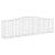 Coșuri gabion arcuite 9 buc, 400x50x100/120 cm fier galvanizat GartenMobel Dekor