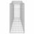 Coșuri gabion arcuite 9 buc, 400x50x100/120 cm fier galvanizat GartenMobel Dekor