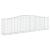 Coșuri gabion arcuite 25 buc, 400x50x100/120 cm fier galvanizat GartenMobel Dekor