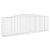 Coșuri gabion arcuite 9 buc, 400x50x120/140 cm, fier galvanizat GartenMobel Dekor