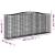Coșuri gabion arcuite 5 buc. 400x50x160/180 cm, fier galvanizat GartenMobel Dekor