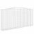 Coșuri gabion arcuite, 9 buc 400x50x200/220 cm, fier galvanizat GartenMobel Dekor