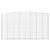 Coșuri gabion arcuite, 6 buc, 400x50x220/240cm, fier galvanizat GartenMobel Dekor