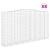 Coșuri gabion arcuite, 8 buc, 400x50x220/240cm, fier galvanizat GartenMobel Dekor